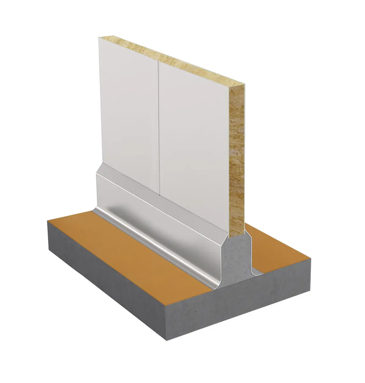 Double socle en acier inoxydable