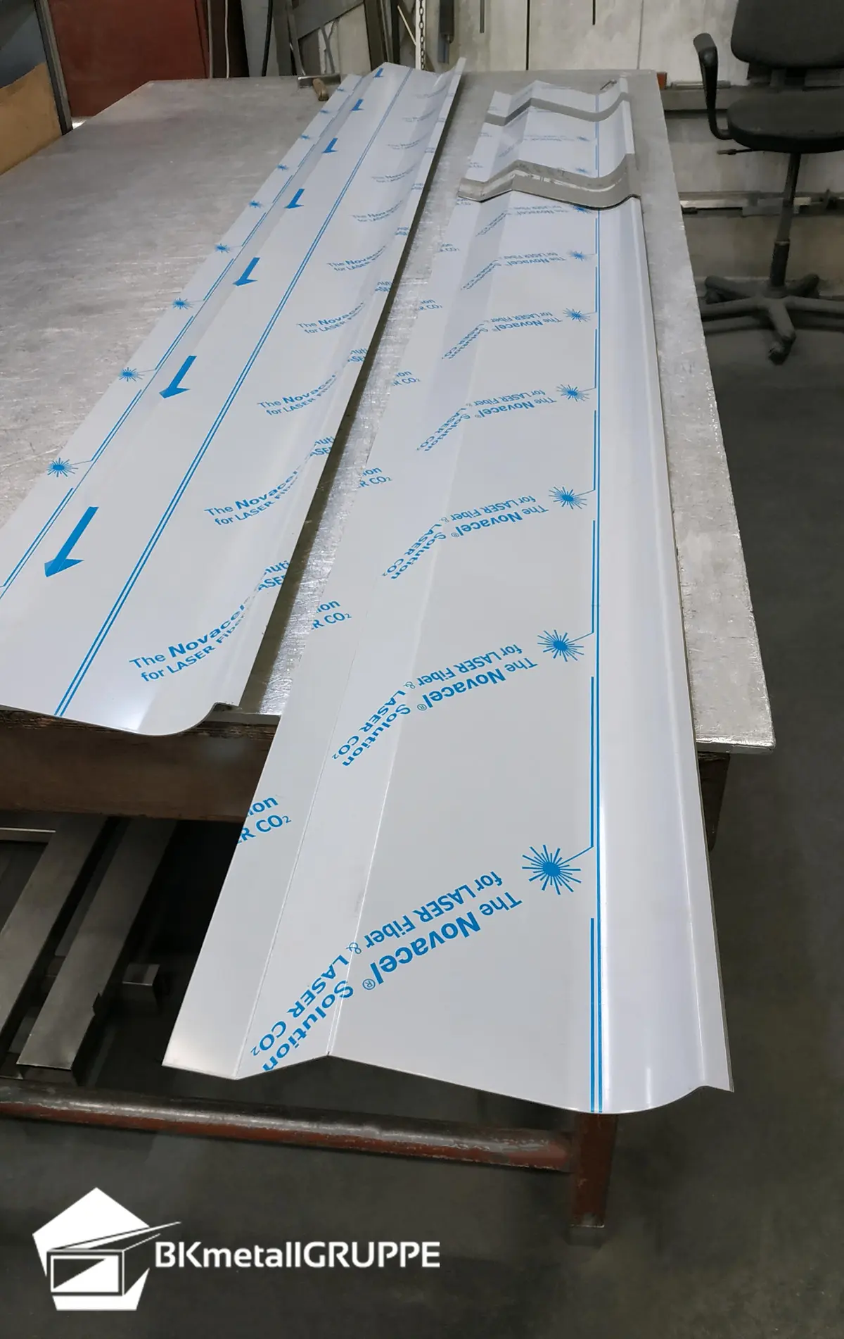 Plinthes en acier inoxydable
