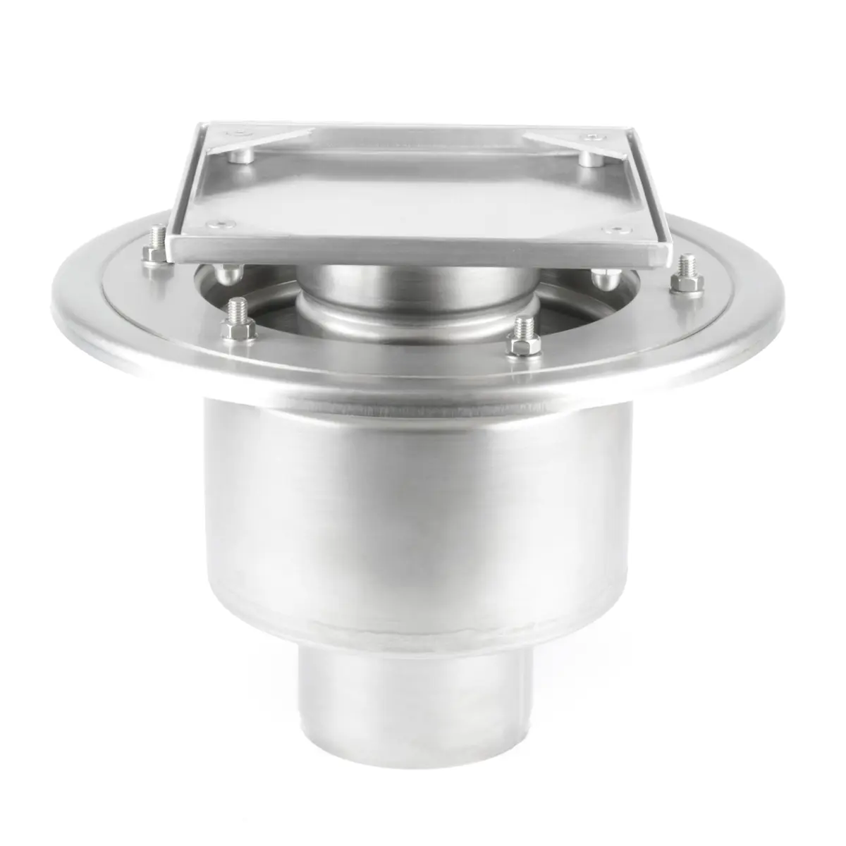 Regard d’inspection en acier inoxydable en deux parties inférieur avec couvercle pour revêtement de carrelage