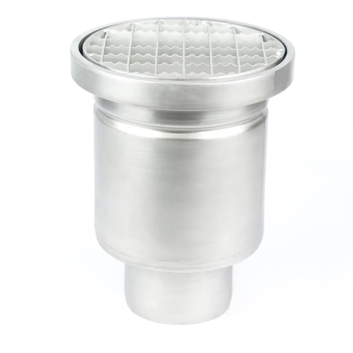 Siphon vertical rond avec couvercle antidérapant