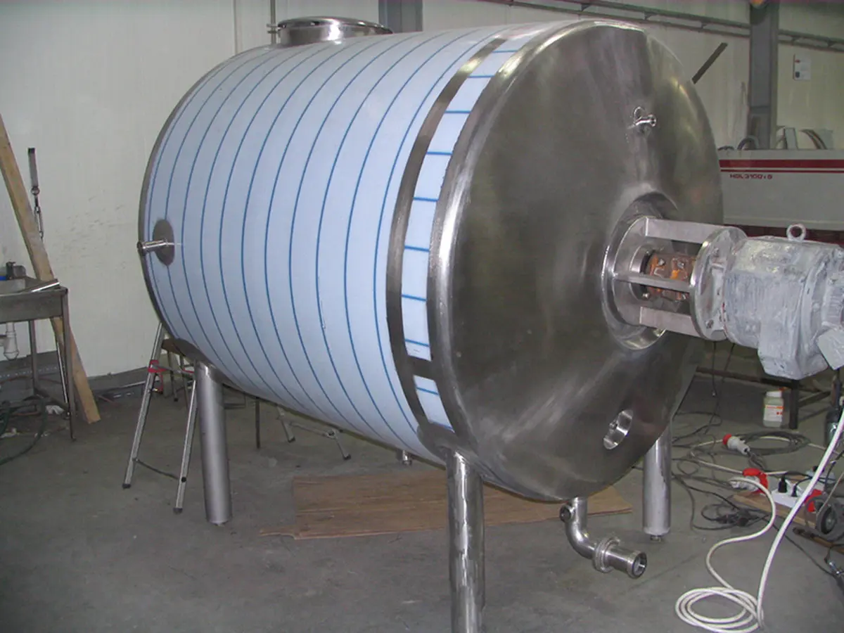 Cuves de process en acier inoxydable