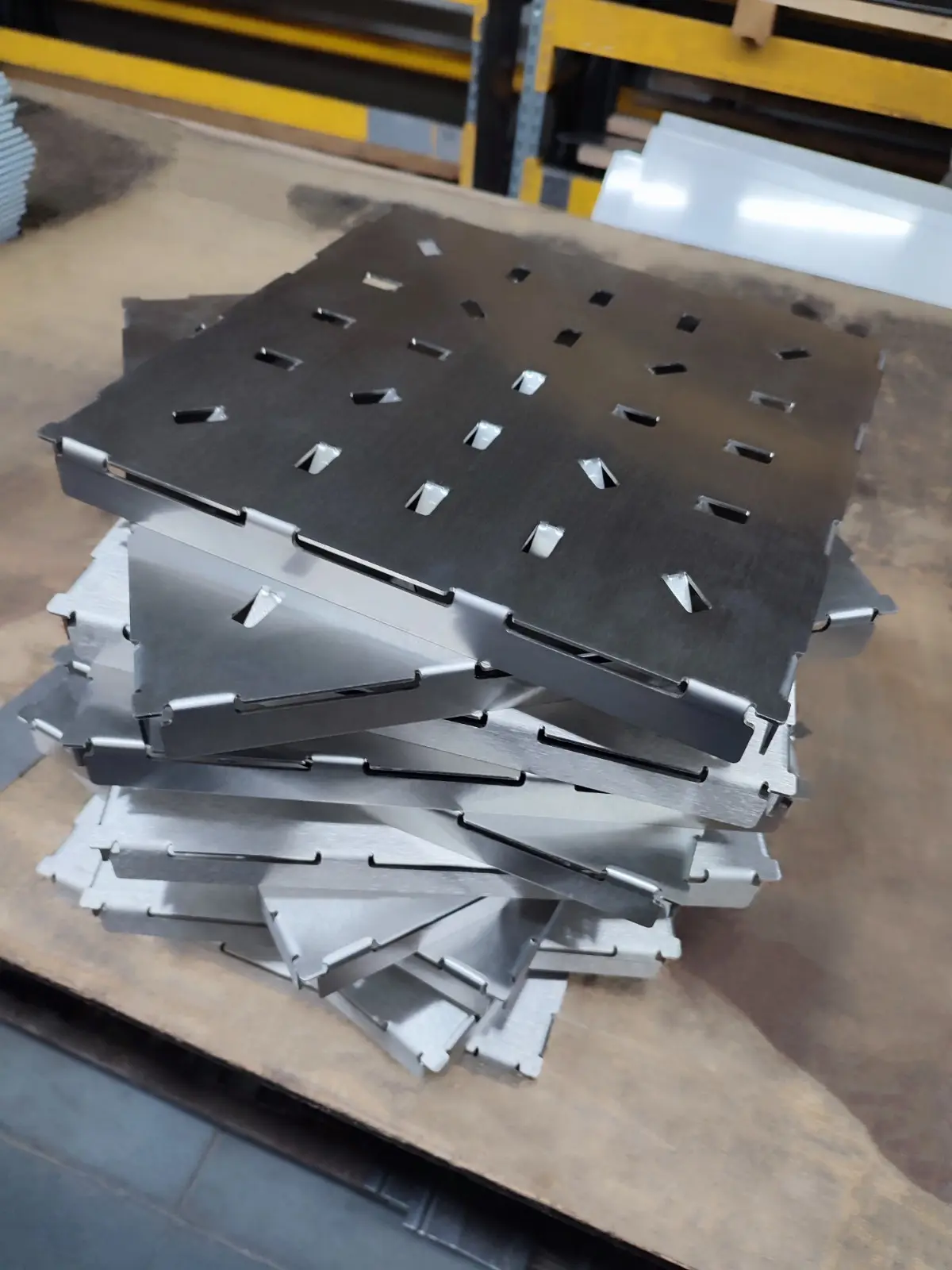 Carreaux de sol en acier inoxydable