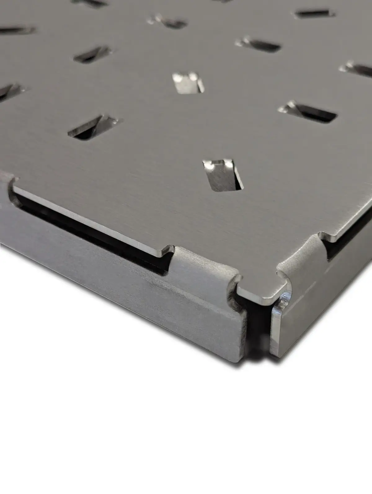 Plaques de sol en acier inoxydable