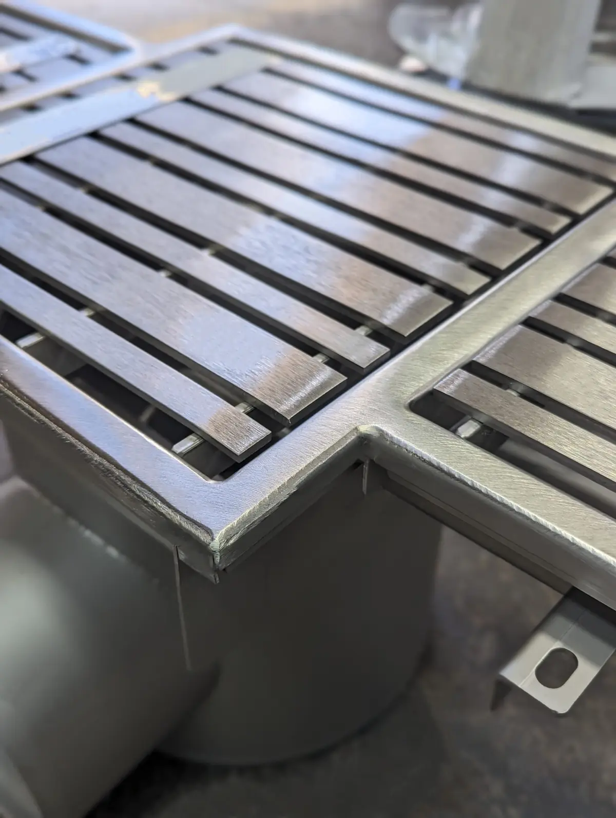 Couvercle hygiénique en acier inoxydable