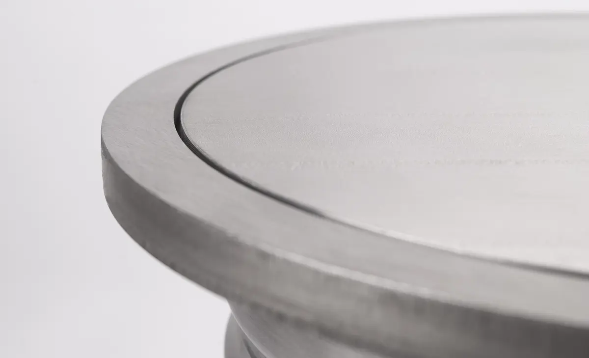 Siphon en acier inoxydable avec couvercle étanche