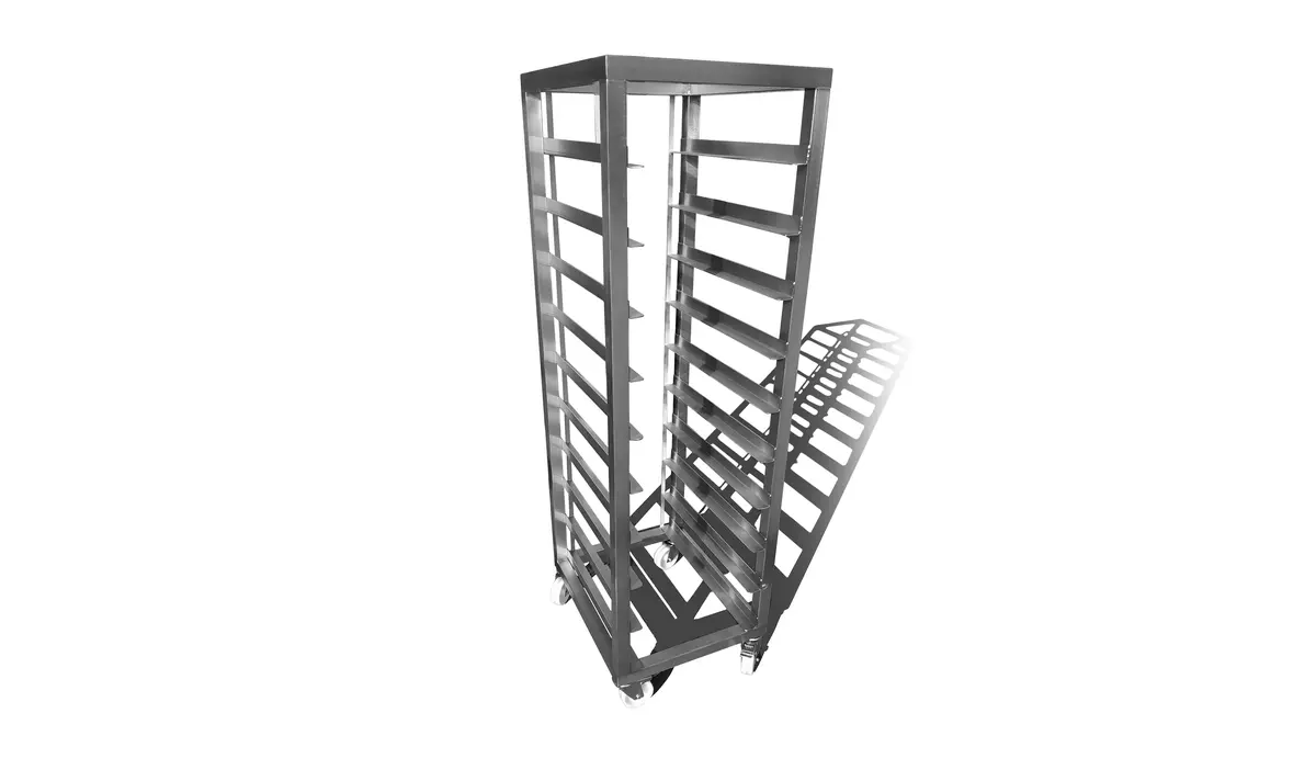 Chariot de transport en acier inoxydable