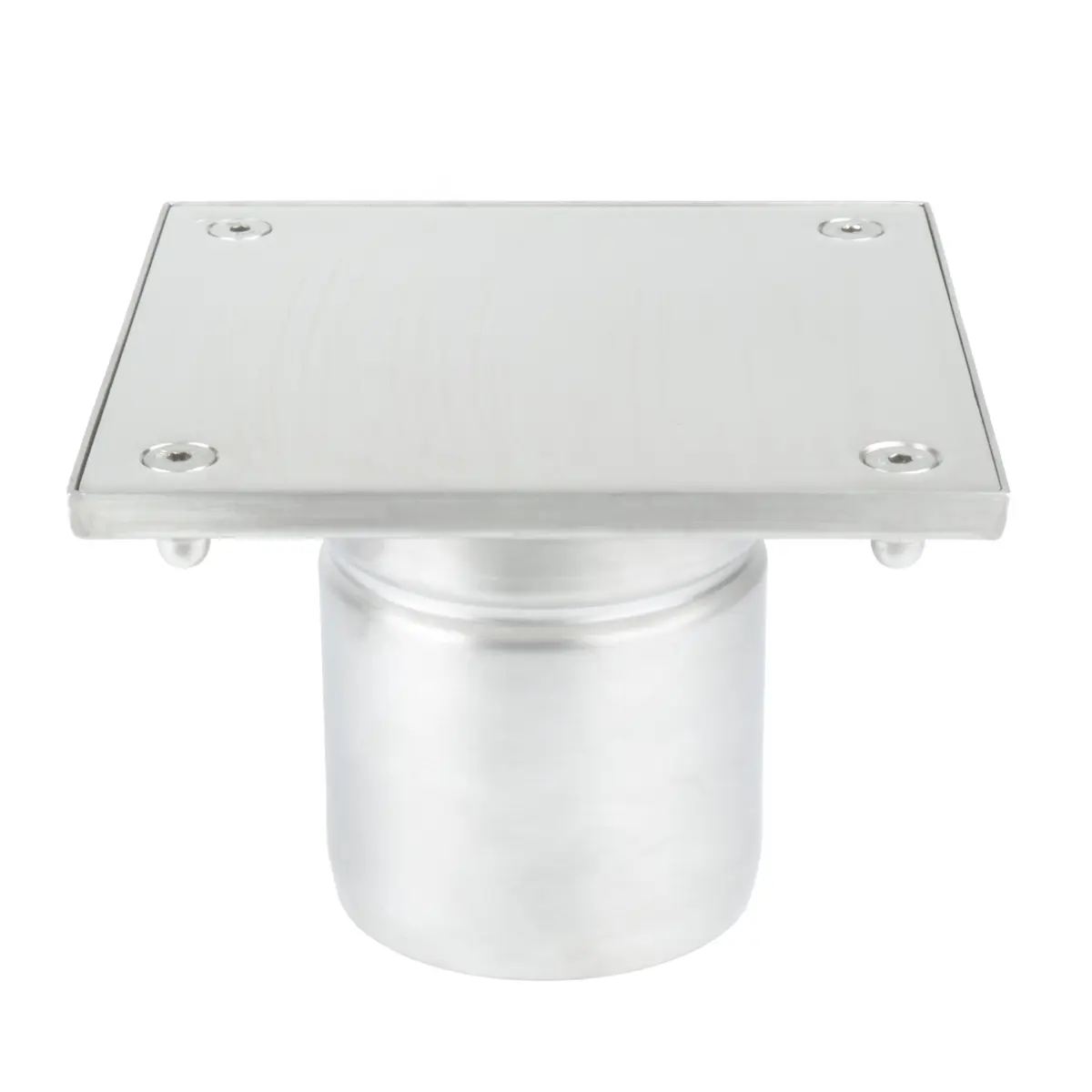 Ouverture d'inspection verticale en acier inoxydable avec couvercle à plaque vissée