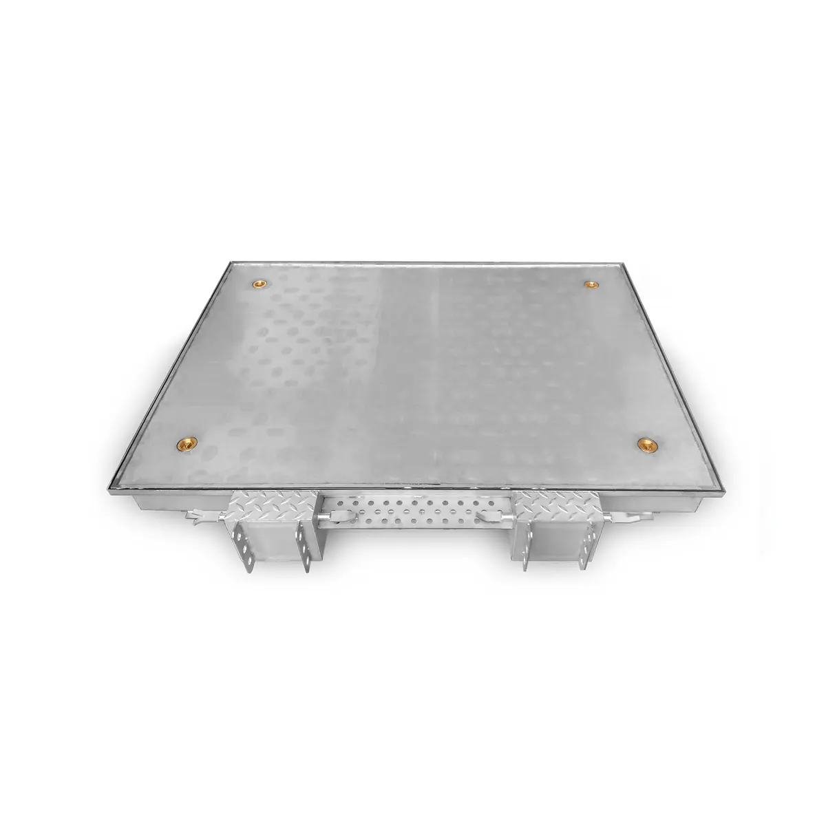 Trappe d'inspection en acier inoxydable, professionnelle, pour remplissage avec résine ou asphalte