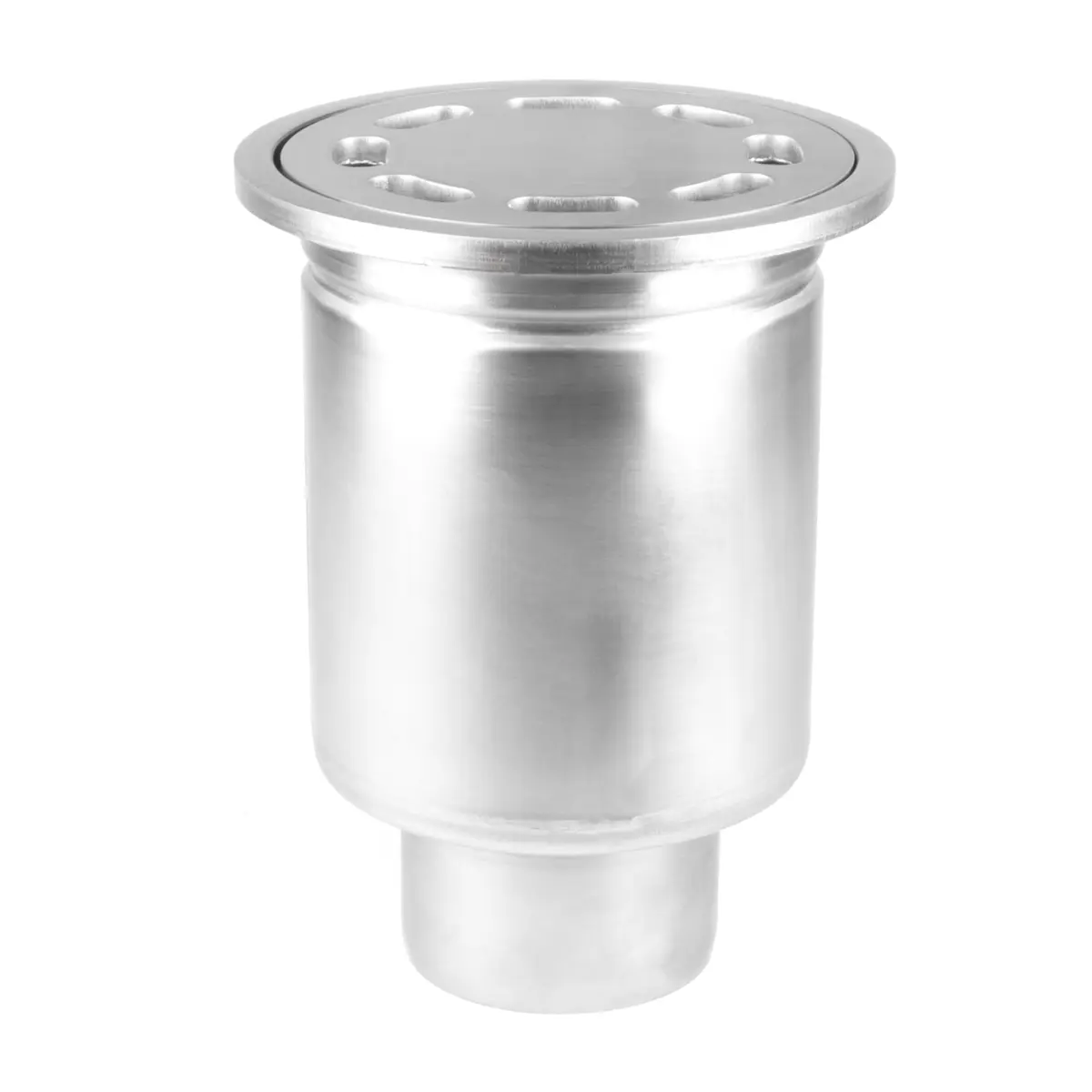 Avaloir vertical rond avec couvercle à plaque perforée