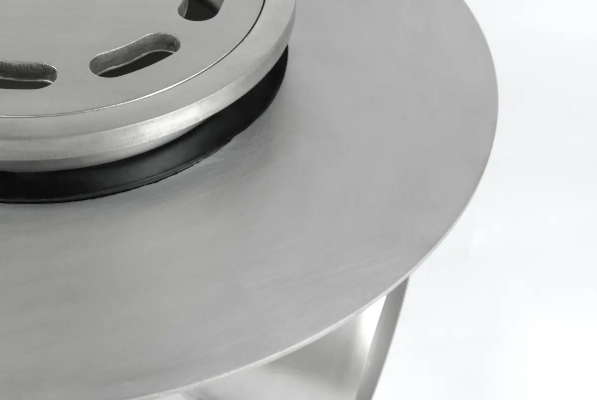 Siphon de sol rond en acier inoxydable avec bride d'étanchéité
