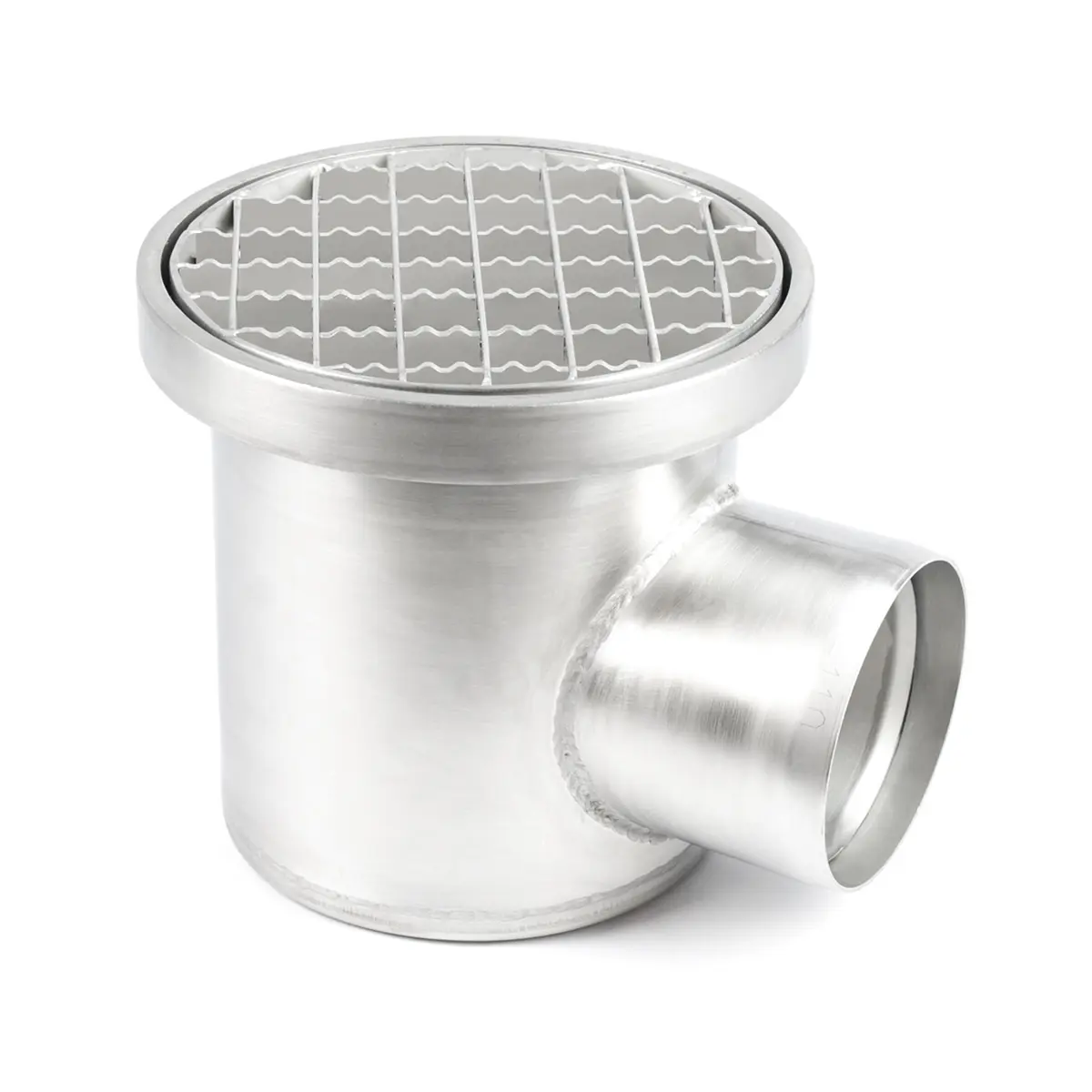 Siphon latéral rond avec couvercle antidérapant