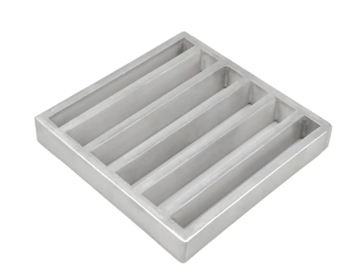 Couvercle d'échelle 25x8mm carré