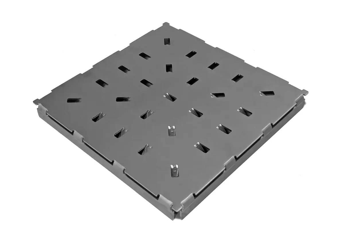 Plaques de sol en acier inoxydable