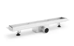 Caniveau de douche en acier inoxydable 800 mm